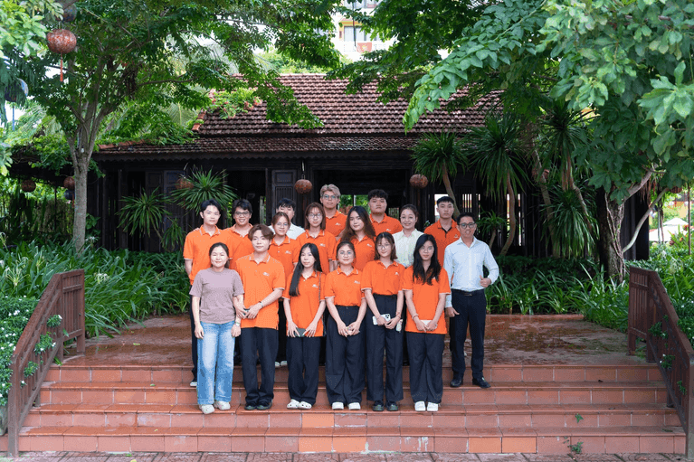 Sinh viên Đại học FPT học quy trình vận hành buồng phòng tại resort Hội An